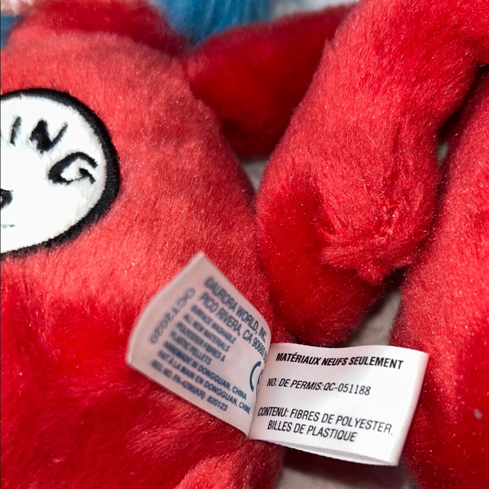 Dr. Seuss Red, Blue, and Yellow Plush Trio - Picture 9 of 16